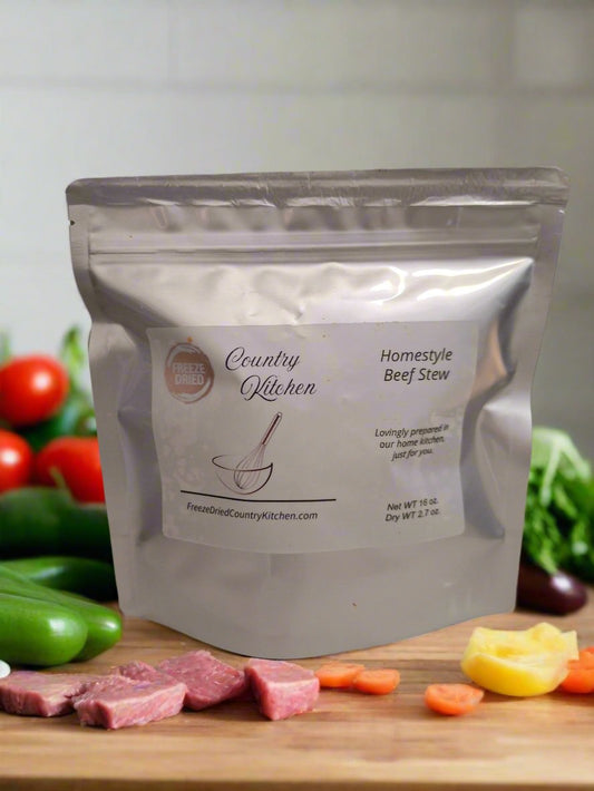 Freeze Dried Homestyle Beef Stew